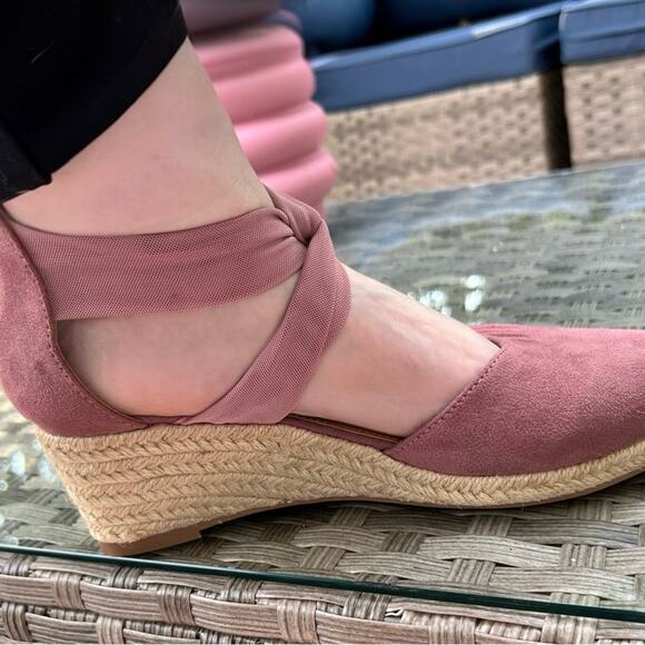 Blush Pink Sabine Espadrilles Women’s Size 9 - Picture 6 of 9